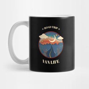 Van Life - Road Trip Psychedelic Design Mug